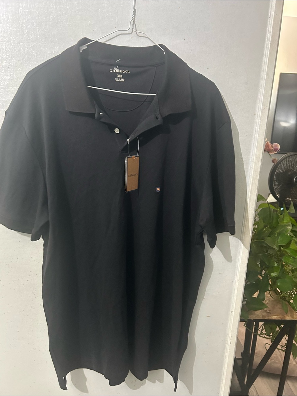 G.H. Bass & Co. Black Polo Shirt
